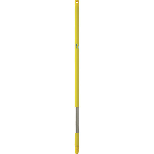 Vikan 29836 Handle Handle, Broom/Brush/Pad Holder/Scraper/Squeegee, Yellow, Standard, 40" L - Each