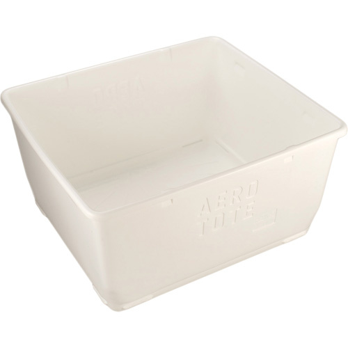 Vikan 6925 Aero-Tote Tub with Drain Plug Aero-Tote Tub with Drain Plug, Plastic, White - Each