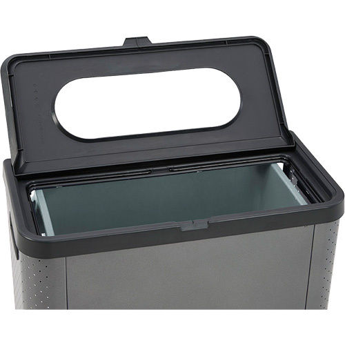 Rubbermaid 2136963 Elevate™ Landfill Waste Container Elevate™ Landfill Waste Container, Metal, 23 US. Gal. - Each