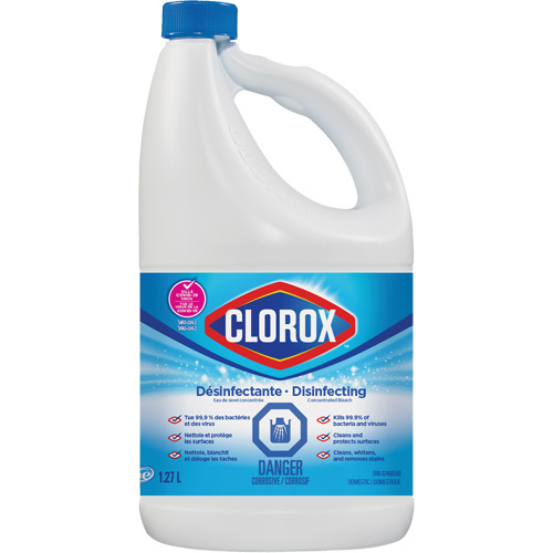 Clorox 55500017256 Disinfecting Bleach Disinfecting Bleach, 1.27 L, Jug - Bottle