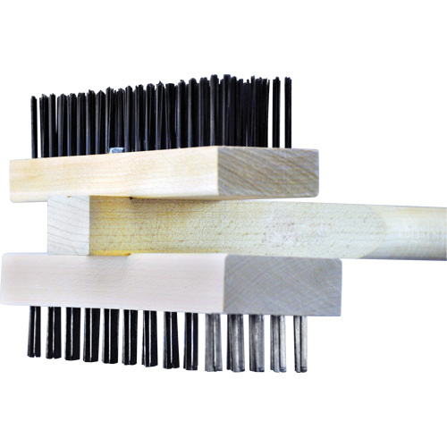 Felton Brushes CHEF110 Double-Sided Commercial Broiler & Grill Brush Double-Sided Commercial Broiler & Grill Brush, Carbon Steel/Flat Steel Wire, 48" Long - Each