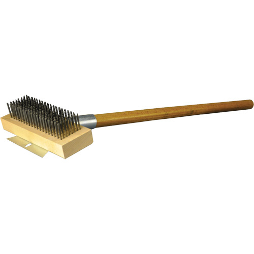 Felton Brushes CHEF204 Ultimate Grill and Oven Brush Ultimate Grill and Oven Brush, Stainless Steel, 30" Long - Each