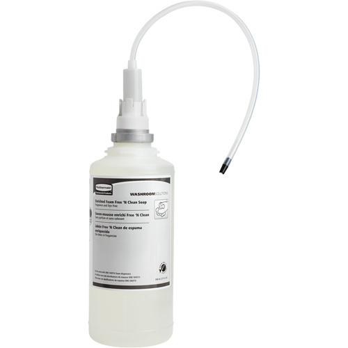 Rubbermaid FG750390 OneShot® Dye & Fragrance Free Hand Soap Refill OneShot<sup>®</sup> Dye & Fragrance Free Hand Soap Refill, Foam, 1600 ml, Unscented - Bottle