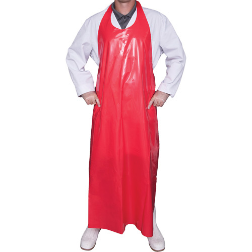 Vikan 80014 Top Dog 6 Mil. Apron Top Dog 6 Mil. Apron, Polyurethane, 45" L x Red - Each