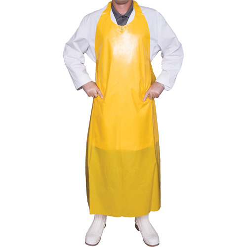 Vikan 80016 Top Dog 6 Mil. Apron Top Dog 6 Mil. Apron, Polyurethane, 45" L x Yellow - Each
