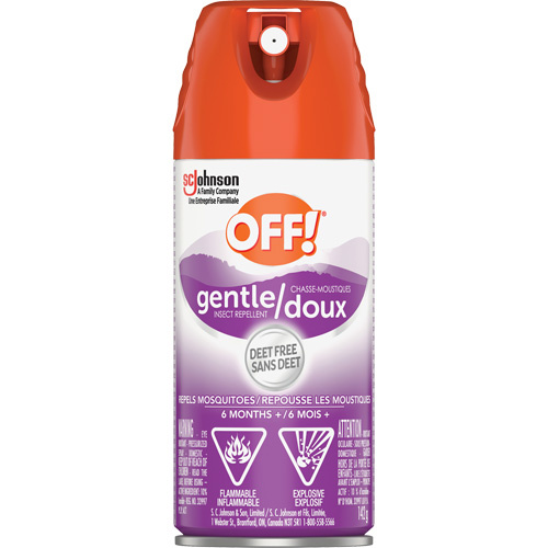 SC Johnson 10062300007506 Off!® Gentle Insect Repellent Off!<sup>®</sup> Gentle Insect Repellent, DEET Free, Aerosol, 142 g - Bottle