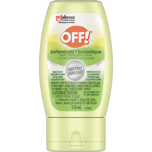 SC Johnson 10062300007551 Off!® Botanicals® Insect Repellent Off!<sup>®</sup> Botanicals<sup>®</sup> Insect Repellent, DEET Free, Lotion, 118 g - Bottle