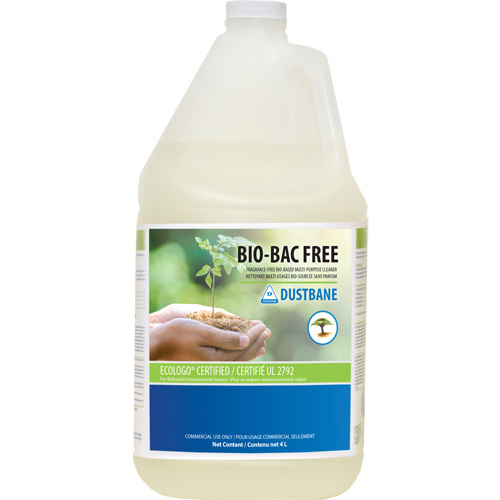 Dustbane 53761 Bio-Bac Free Multi-Purpose Cleaner, 4 L-(Bottle)
