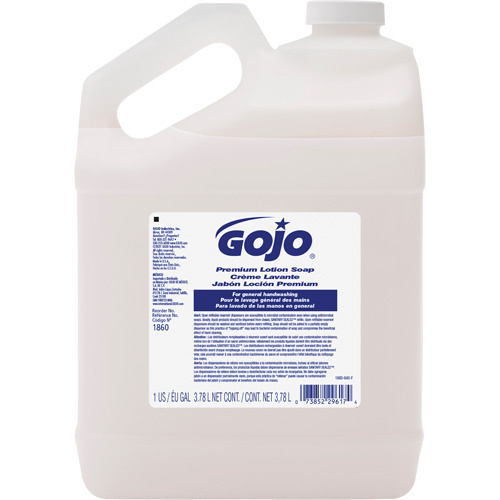 Gojo 1860-04 Premium Hand Soap Premium Hand Soap, Cream, 3.78 L, Scented - Case of 4