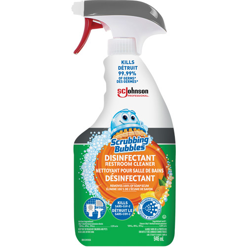 SC Johnson Professional 10062913001366 Scrubbing Bubbles® Disinfecting Restroom Cleaner Scrubbing Bubbles<sup>®</sup> Disinfecting Restroom Cleaner, 32 oz., Trigger Bottle - Bottle