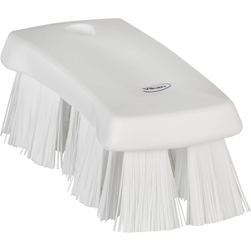 Vikan 38915 UST Hand Brush UST Hand Brush, Stiff Bristles, 6-9/10" Long, White - Each