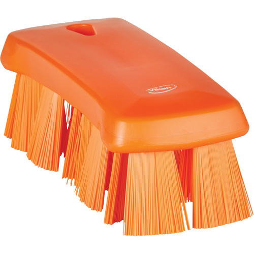 Vikan 38917 UST Hand Brush UST Hand Brush, Stiff Bristles, 6-9/10" Long, Orange - Each