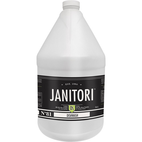 ERE Inc. 675659800044 Janitori™ 81 Dishwash Cleaner Janitori™ 81 Dishwash Cleaner, Liquid, 4 L - Gallon