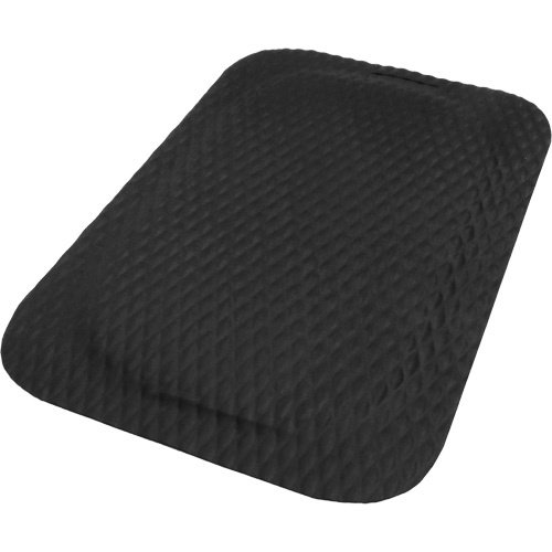 M+A Matting 6421023100 Hog Heaven Mat, Diamond, 2' x 3' x 5/8", Black, Nitrile-(Each)