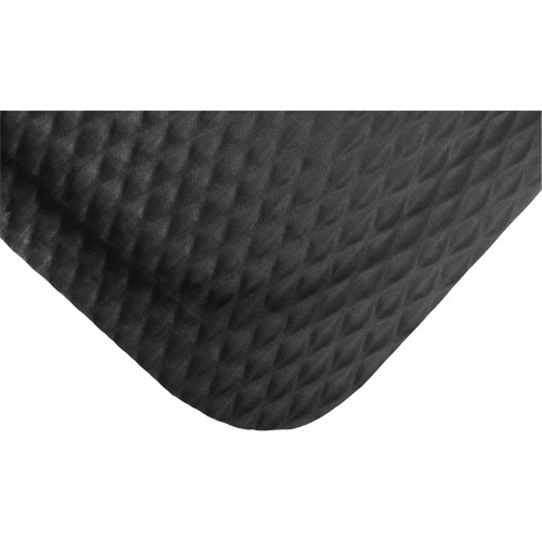 M+A Matting 4210488100 Hog Heaven Mat, Diamond, 4-4/5' x 8' x 5/8", Black, Nitrile-(Each)