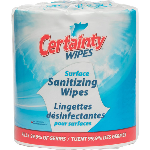 Certainty WE1500 Surface Sanitizing Wipes Surface Sanitizing Wipes, Packet - Case of 2