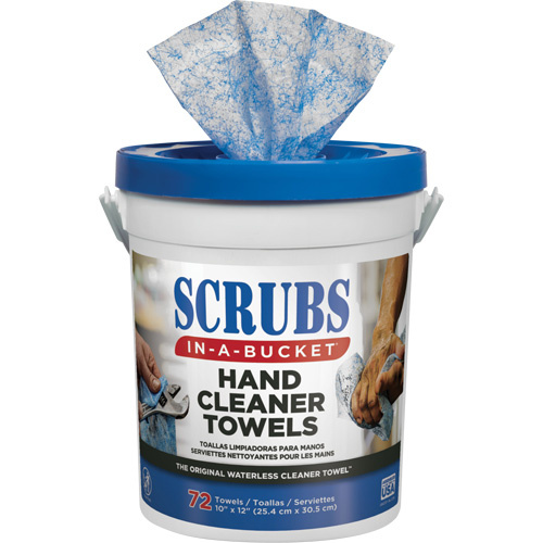 SCRUBS 42272 Scrubs® Hand Cleaner Towels Hand Cleaner Towels, 72 Wipes, 12" x 10" - Each
