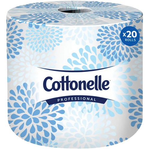 Kimberly-Clark 13135-03 Cottonelle® Professional Toilet Paper Cottonelle<sup>®</sup> Professional Toilet Paper, 2 Ply, 451 Sheets/Roll, White - Case of 20