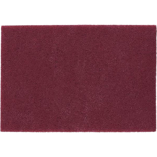Motor Scrubber MS011-0073-10 Disposable Floor Pad, Stripping, Maroon-(Each)
