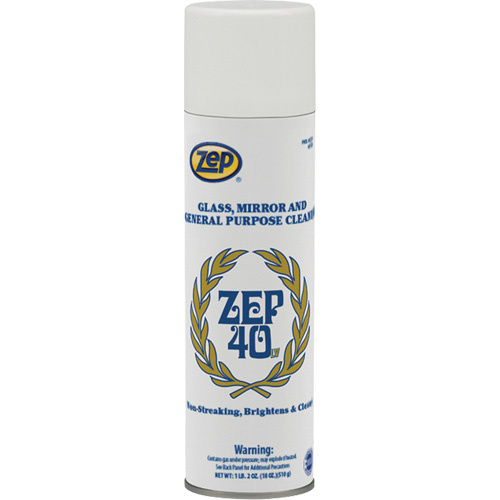 Zep 322911 Non-Streaking Glass & Mirror Cleaner Non-Streaking Glass & Mirror Cleaner, 18 oz., Aerosol Can - Can