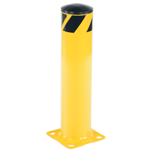 Vestil BOL-24-5.5 Safety Bollard Safety Bollard, Steel, 24" H x 5-1/2" W, Yellow - Each - Image 2