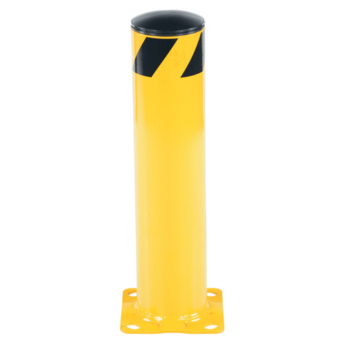 Vestil BOL-24-5.5 Safety Bollard Safety Bollard, Steel, 24" H x 5-1/2" W, Yellow - Each
