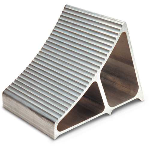 Ideal Warehouse Innovations 60-7210 Aluminum Wheel Chocks, 7" W x 11-1/2" D x 8" H-(Each)
