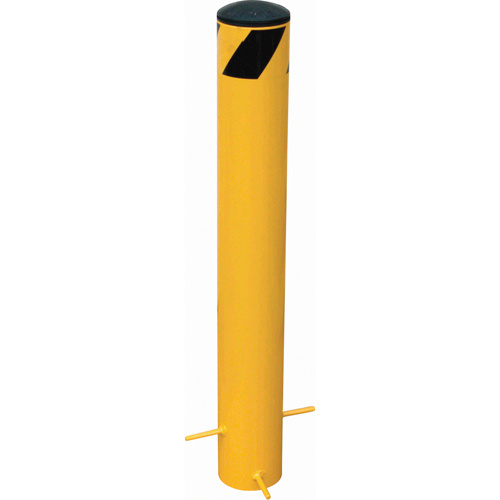 Vestil BOLPP-24-5.5 Pour-In-Place Bollards Pour-In-Place Bollards, Steel, 35" H x 5-9/16" W, Yellow - Each