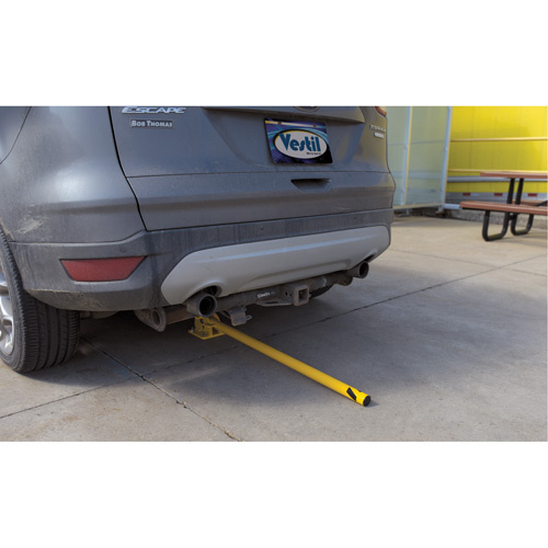 Vestil BOL-FD-36-Y Fold-Down Bollards Fold-Down Bollards, Steel, 42" H x 1-3/4" W, Yellow - Each