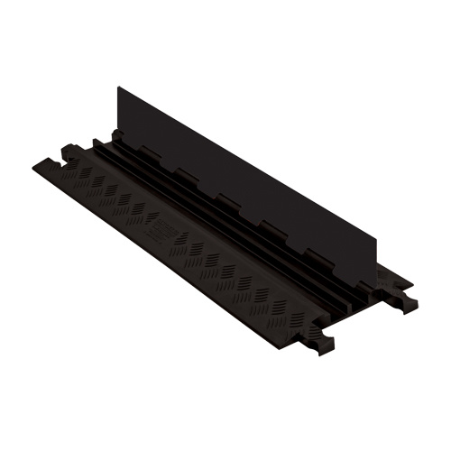 Checkers Industrial Products GD2X75-ST-B/B Guard Dog Cable Protector, 2 Channels, 36" L x 19.75" W x 1.25" H-(Each)