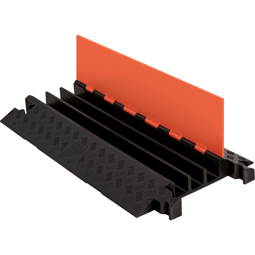 Checkers Industrial Products GD3X225-O/B Guard Dog General Purpose Cable Protector, 3 Channels, 36" L x 20" W x 3" H-(Each)