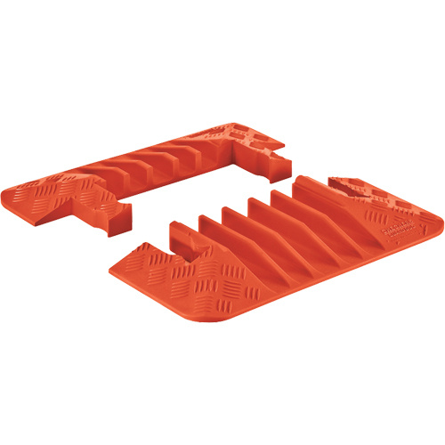 Checkers Industrial Products GDEC5X125-O Guard Dog® 5-Channel Heavy Duty Cable Protector - End Caps Guard Dog<sup>®</sup> 5-Channel Heavy Duty Cable Protector - End Caps - Pair