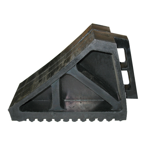 Wheel Chock, 10-5/8" x 7" x 4-1/2", Black-(Each)