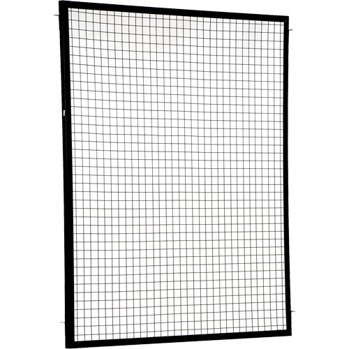 Vestil APG-M-65 Adjustable Perimeter Guard Panel Adjustable Perimeter Guard Panel, 6' H x 5' W, Black - Each