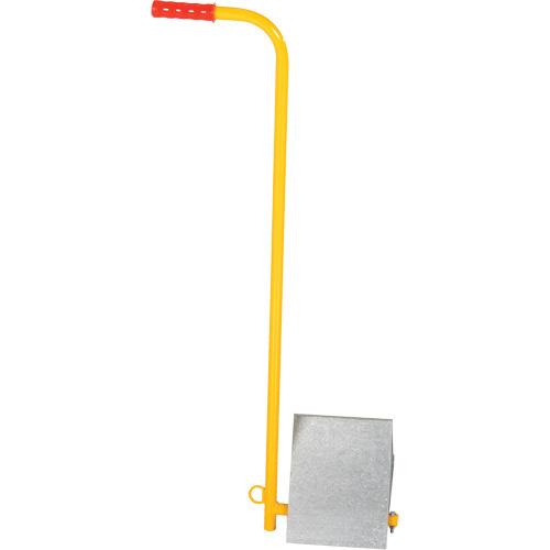 Vestil EALUM-7-H Aluminum Wheel Chock With Handle Aluminum Wheel Chock With Handle, 7" W x 11-7/8" D x 7-11/16" H - Each