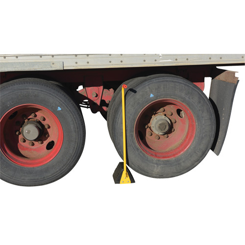 Vestil RWC-8-ERGO Ergo Handle Wheel Chock Ergo Handle Wheel Chock, 9-1/4" x 8" x 6", Black - Each