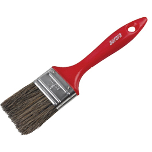 Aurora Tools KP301 AP300 Series Paint Brush, Natural Bristles, Plastic Handle, 2" Width - (Each)