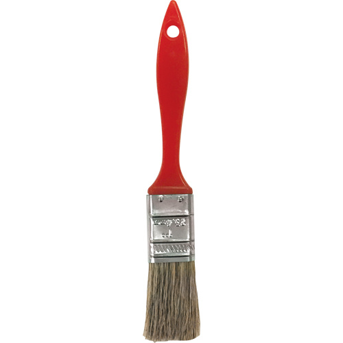 Crown-Meakins I010310 Industrial Grey Bristle Paint Brush, Bristle, Plastic Handle, 1" Width-(Each)
