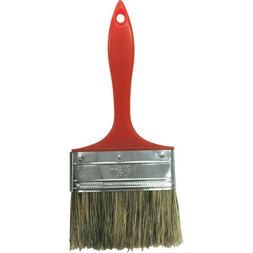 Crown-Meakins I010340 Industrial Grey Bristle Paint Brush, Bristle, Plastic Handle, 4" Width-(Each)