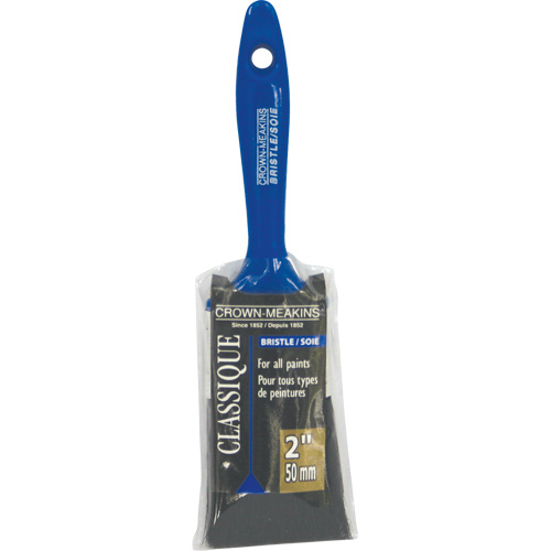 Crown-Meakins CL019152 Classic Paint Brush, Bristle, Plastic Handle, 2" Width-(Each)