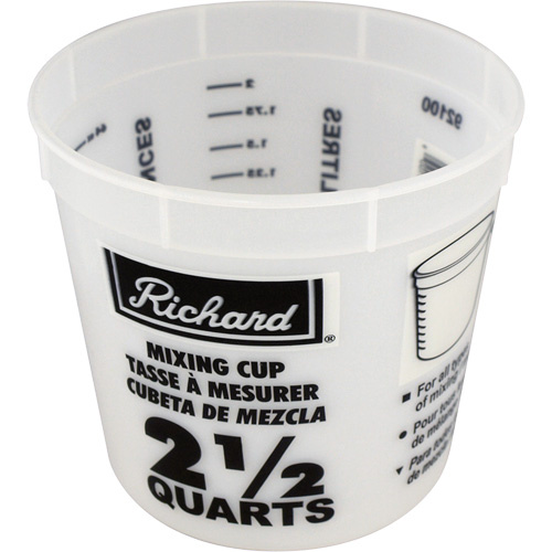 Richard 92100-25 Plastic Mixing Cup Plastic Mixing Cup - Each