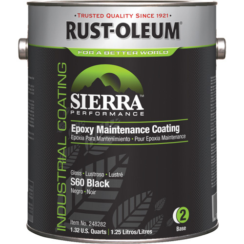 Rust-Oleum Sierra™ S60 Water-Based Epoxy Maintenance Coating Part 2 Base  (Can)-Click on options for variations & Details.
