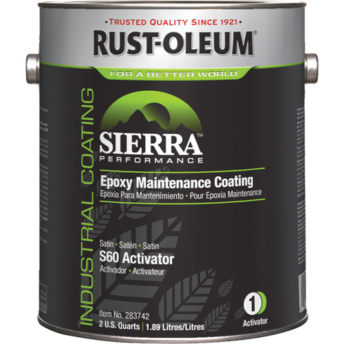 Rust-Oleum 283742 Sierra™ S60 Water-Based Epoxy Maintenance Coating Part 1 Activator Sierra™ S60 Water-Based Epoxy Maintenance Coating Part 1 Activator, Gallon - Can