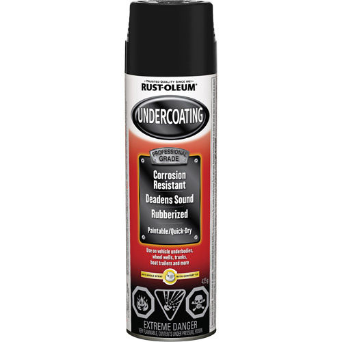Rust-Oleum 258641 Automotive Professional Undercoating Automotive Professional Undercoating, Black, Very Flat, Aerosol Can - Can
