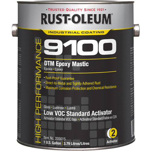 Rust-Oleum 9100 System DTM Epoxy Mastic Standard 250 VOC Activator  (Can)-Click on options for variations & Details.
