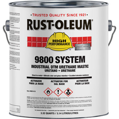 Rust-Oleum 9800 System DTM Urethane Mastic Activator  (Can)-Click on options for variations & Details.