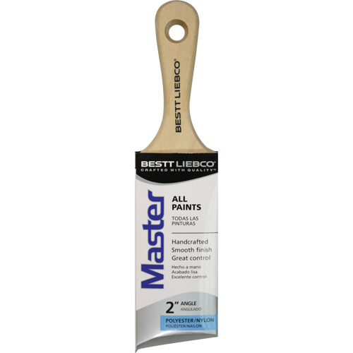 Bestt Liebco 552566350 Master Angle Sash Brush, Poly/Nylon, Wood Handle, 2" Width-(Each)