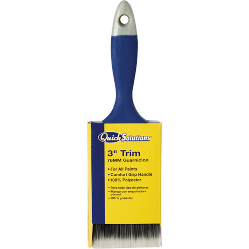 Bestt Liebco 690290300 Quick Solutions™ Trim Paint Brush Quick Solutions Trim Brush, Polyester, Plastic Handle, 3" Width - Each