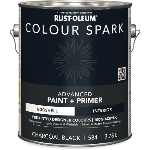 Rust-Oleum Colour Spark™ Interior Pre-Tinted Paint + Primer Wall Paint  (Gallon)-Click on options for variations & Details.