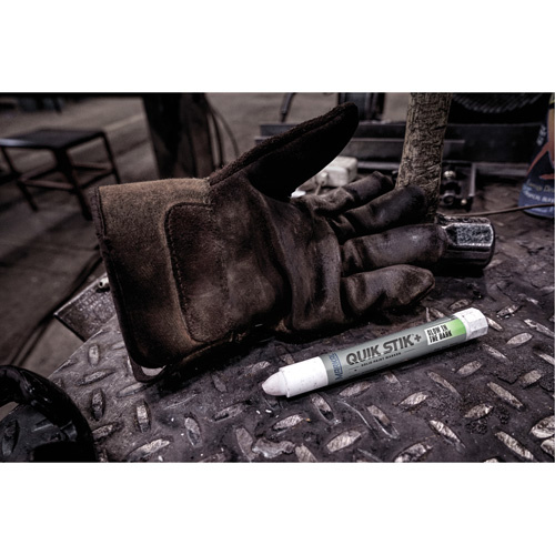 Markal 028850 Quik Stik®+ Glow In The Dark Premium Paint Marker Quik Stik<sup>®</sup>+ Glow In The Dark Premium Paint Marker, Solid Stick, White - Each